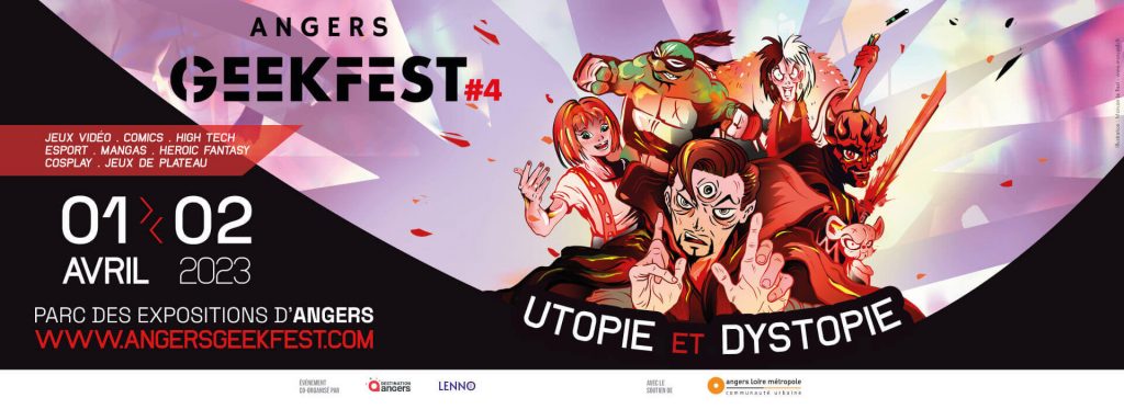 Bannière Angers Geekfest 2023